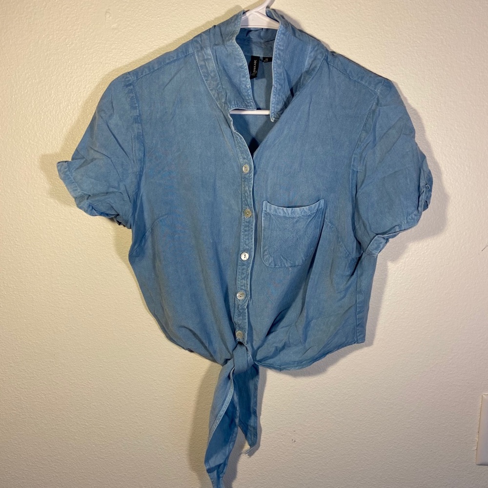 Crop Button Up Women’s Shirt